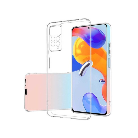 Capa de Silicone com Cantos Duras para Xiaomi Redmi Note 11 Pro Transparente